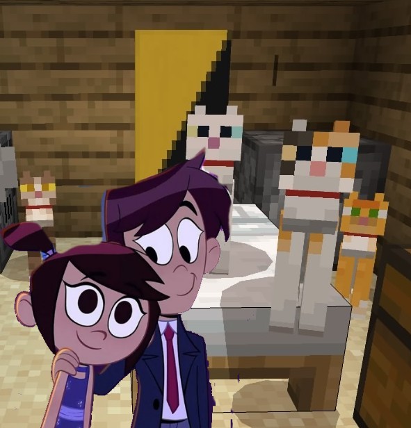 High Quality Molly X Ollie ancap cats Blank Meme Template