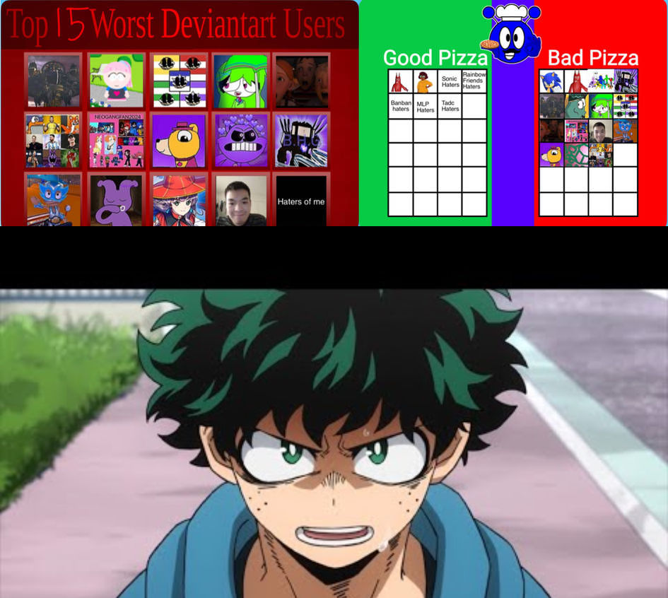 Deku hates who ? Blank Meme Template