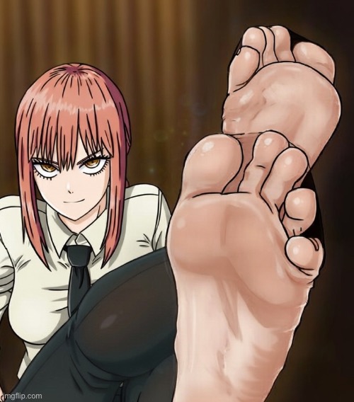 Makima feet | made w/ Imgflip meme maker