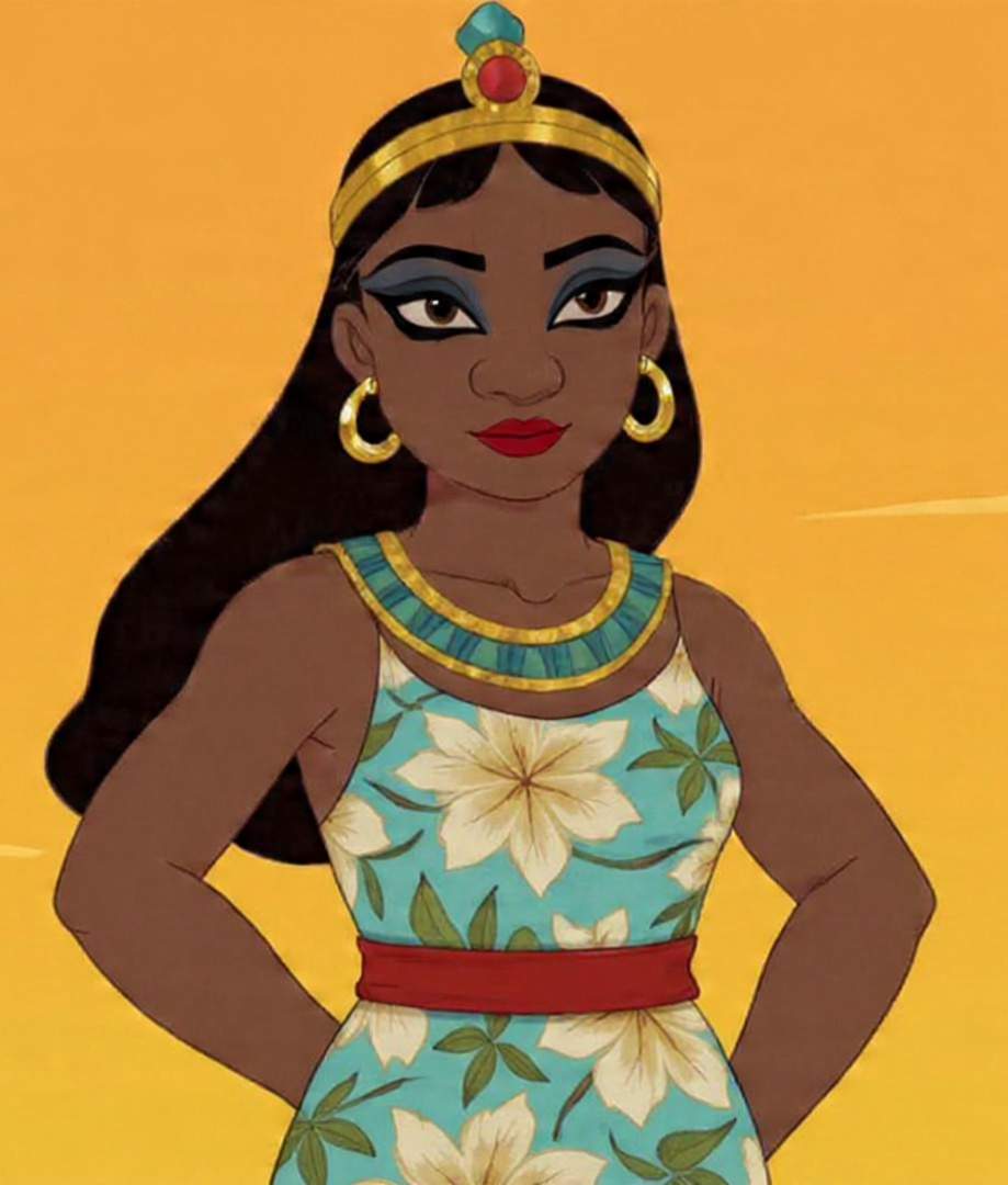 Lilo and Stitch OC - Cleopatra Blank Meme Template