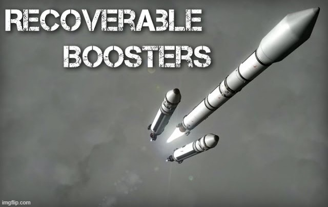 Reusable booster concept in space