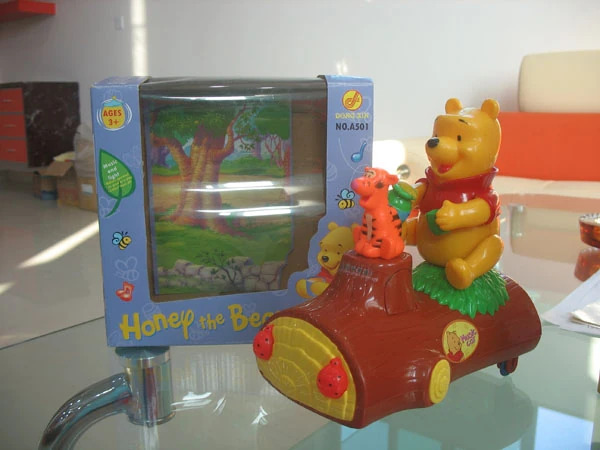 Dong Xin Honey the Bear knock Off Bump and Go Toys Blank Meme Template