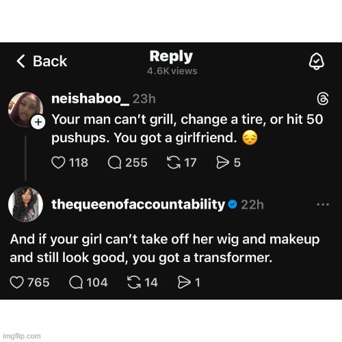 image tagged in girl,wig,makeup,transformer | made w/ Imgflip meme maker