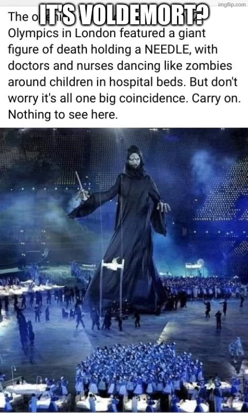 Anytime literature goes against conservatives, they just say it's stupid | IT'S VOLDEMORT? | image tagged in it's not a secret anymore | made w/ Imgflip meme maker