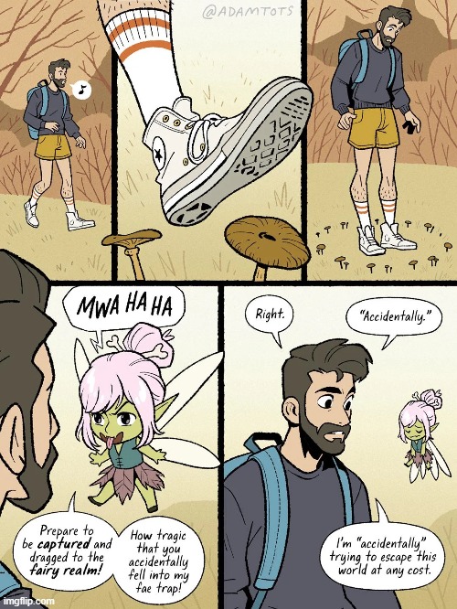 image tagged in mushrooms,ring,fairy,realm,trap,fail | made w/ Imgflip meme maker