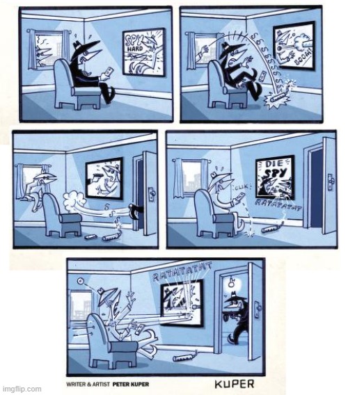 image tagged in spy vs spy,movie,dynamite,movies,tv,rifle | made w/ Imgflip meme maker