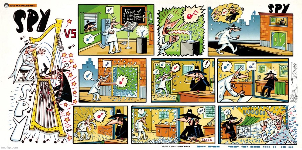 image tagged in spy vs spy,sing,singing,glass,fan,ouch | made w/ Imgflip meme maker