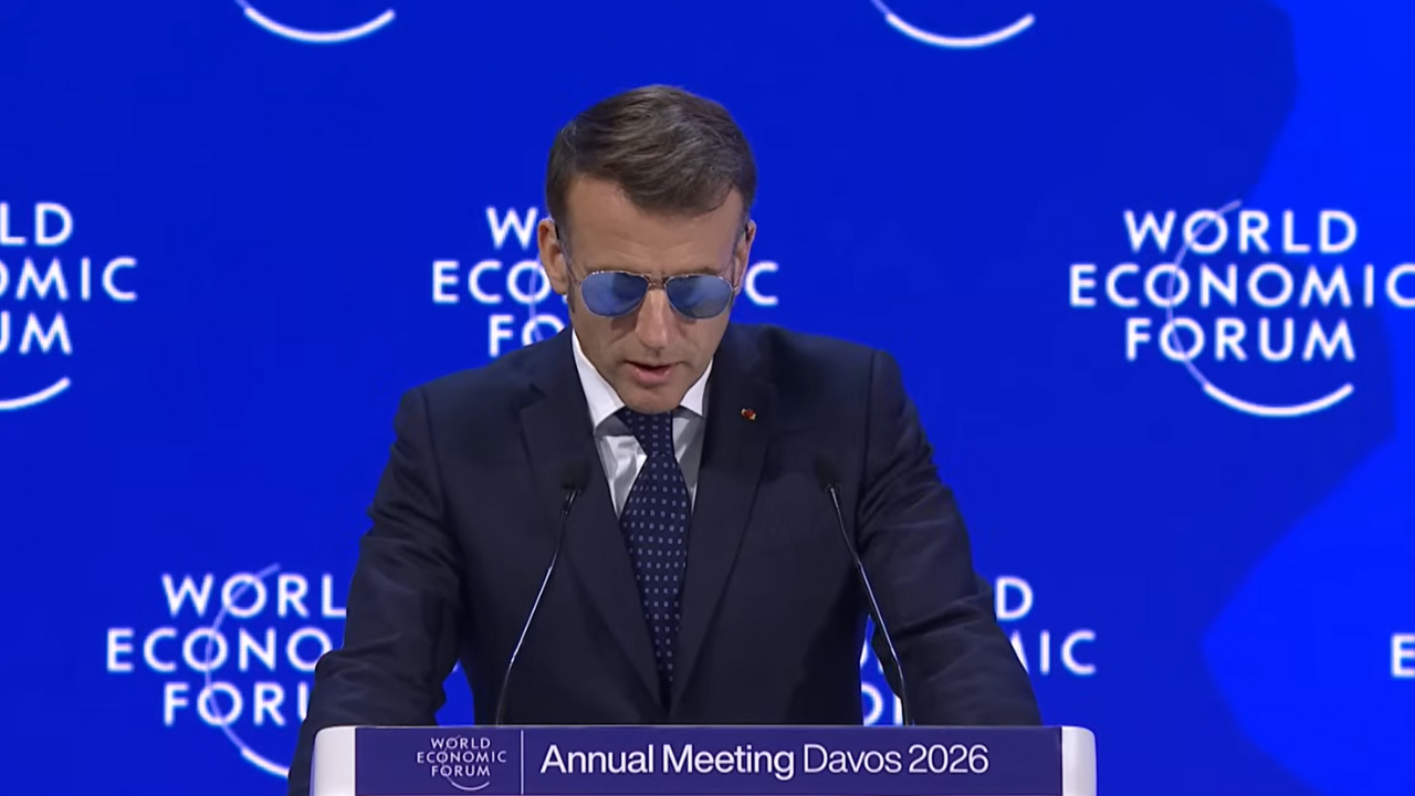 macron glasses Blank Meme Template
