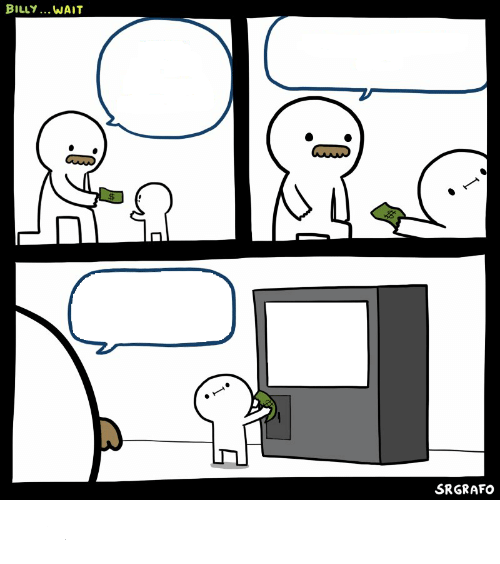 Billy learning about money (Blank) Blank Meme Template