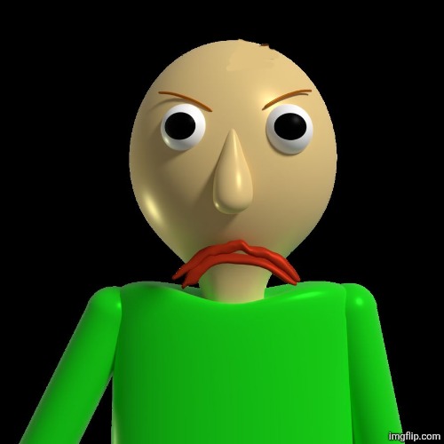 Angry Baldi | image tagged in angry baldi | made w/ Imgflip meme maker