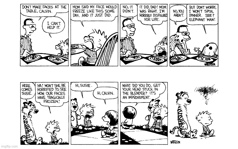 image tagged in calvin and hobbes,comics | made w/ Imgflip meme maker
