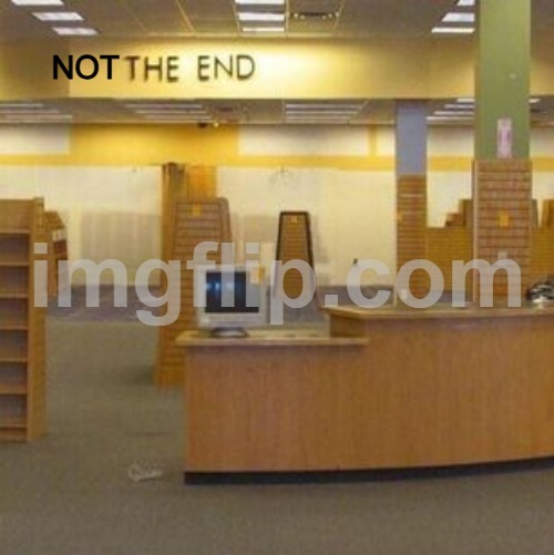 no it is not the end | NOT | image tagged in the end backrooms | made w/ Imgflip meme maker