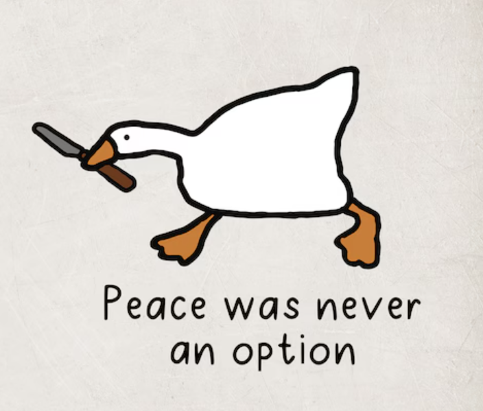 peace was never an option Blank Meme Template