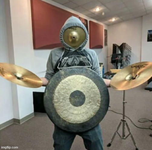 Cymbal Knight | image tagged in cymbal knight | made w/ Imgflip meme maker