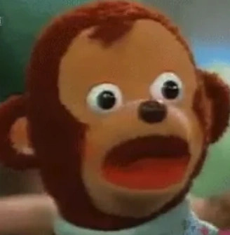 Surprised monkey puppet Blank Meme Template