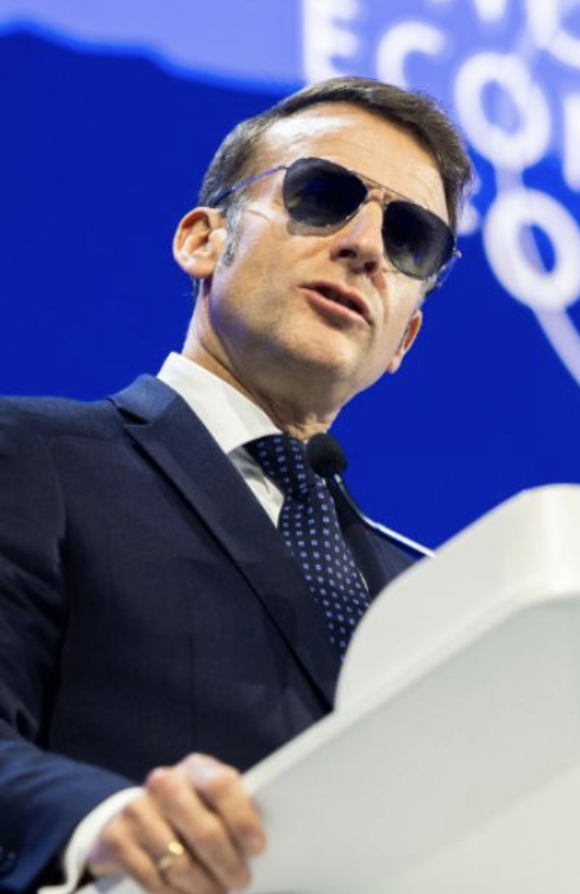 Macron FO SHURE Blank Meme Template