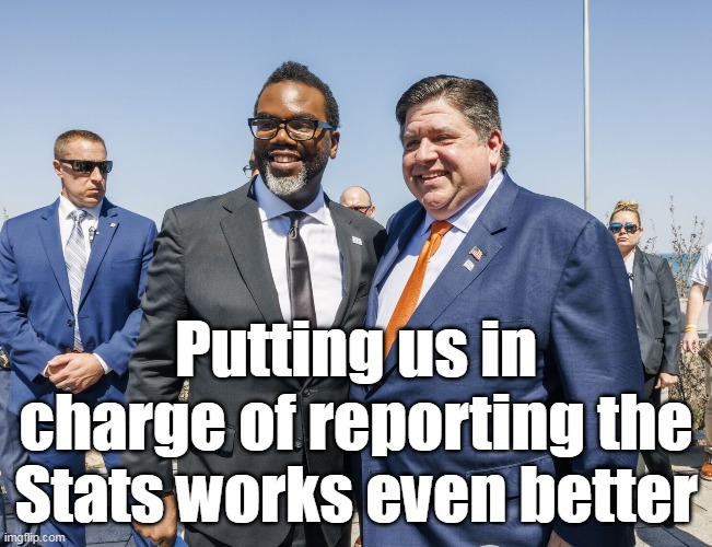 Putting us in charge of reporting the Stats works even better | made w/ Imgflip meme maker