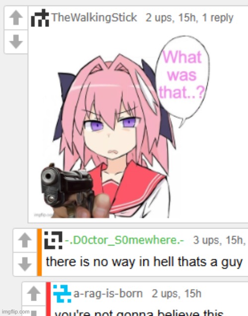 paused slander temporarily. wanted to post this during the pause because i thought it was funny | image tagged in what | made w/ Imgflip meme maker