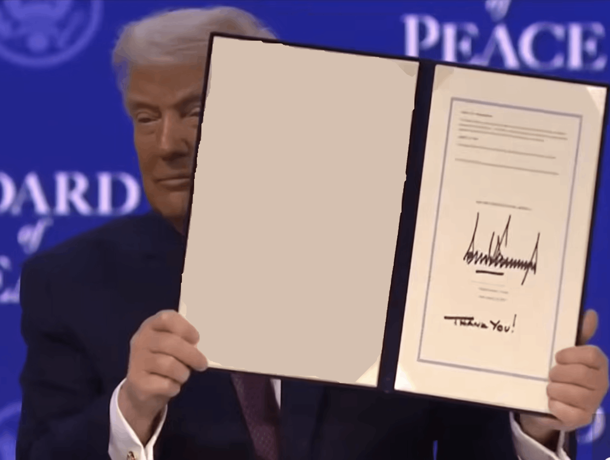 All the Trump Things Blank Meme Template