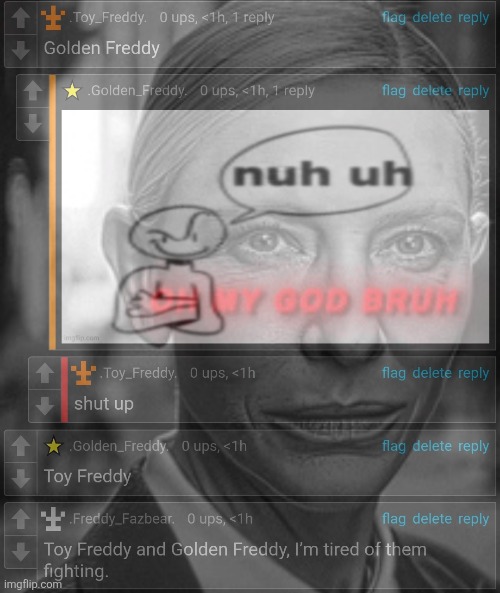 the image in question was from a voting minigame that doesn't even include them | made w/ Imgflip meme maker