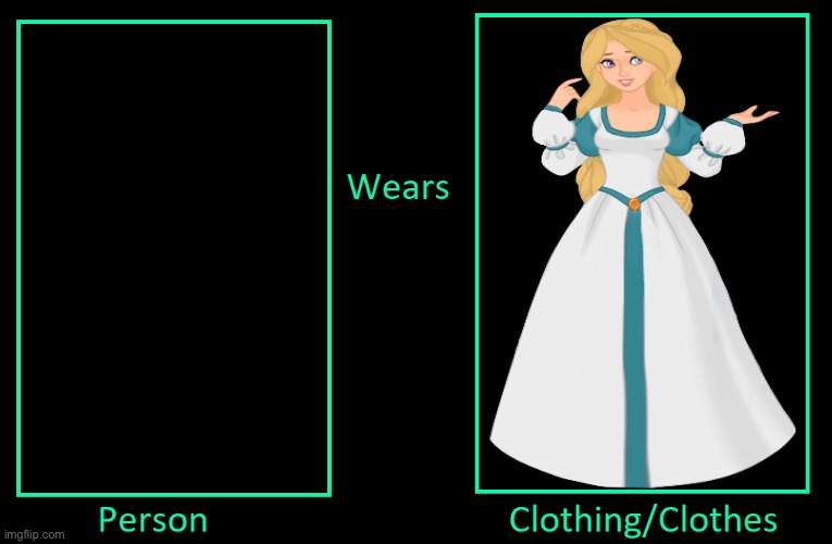 Who Wears Princess Odette's dress | image tagged in what if character wears meme,the swan princess,princess odette,odette,non disney princess,swan princess | made w/ Imgflip meme maker
