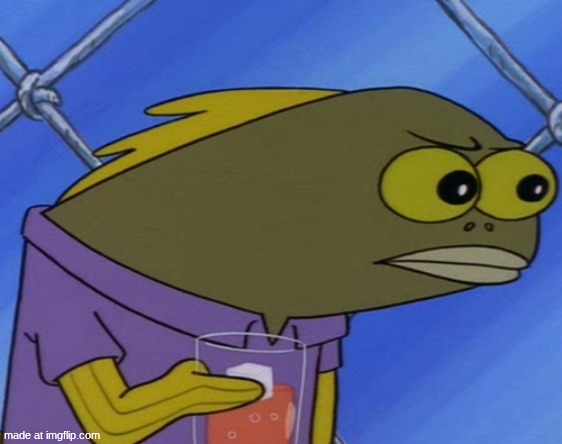 image tagged in spongebob long neck fish | made w/ Imgflip meme maker