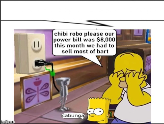 Alastor doesn't say FUCKING SHIT instead homer begs chibi robo | image tagged in alastor doesn't say fucking shit instead homer begs chibi robo | made w/ Imgflip meme maker