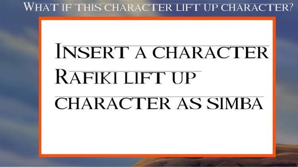 what if this character lift up blank ? Blank Meme Template