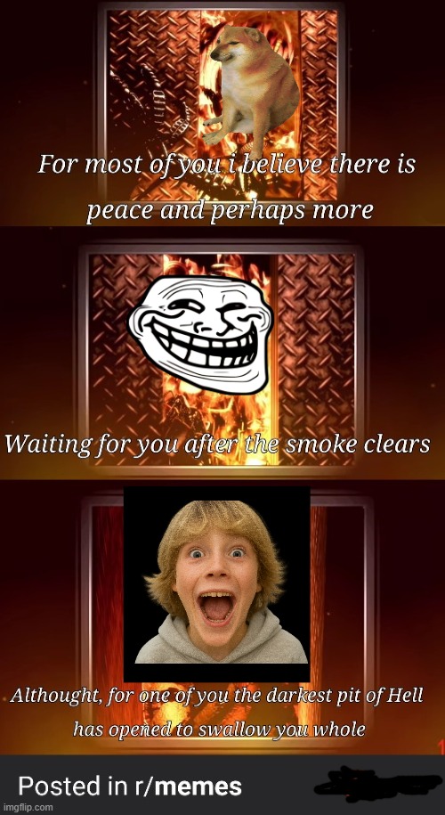 Darkest pit of hell | image tagged in darkest pit of hell | made w/ Imgflip meme maker