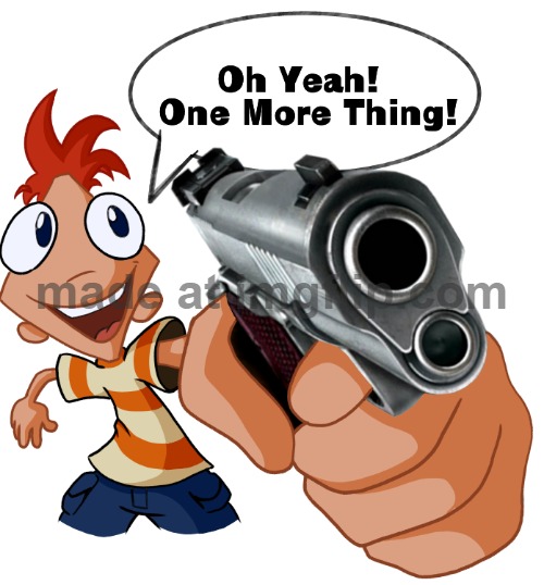 Gun Phineas | image tagged in gun phineas | made w/ Imgflip meme maker