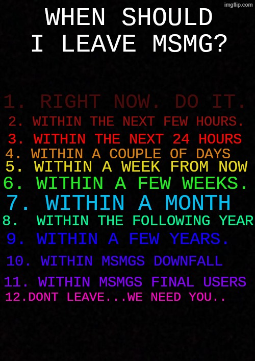 so called free thinkers when trend | image tagged in when should i leave msmg | made w/ Imgflip meme maker