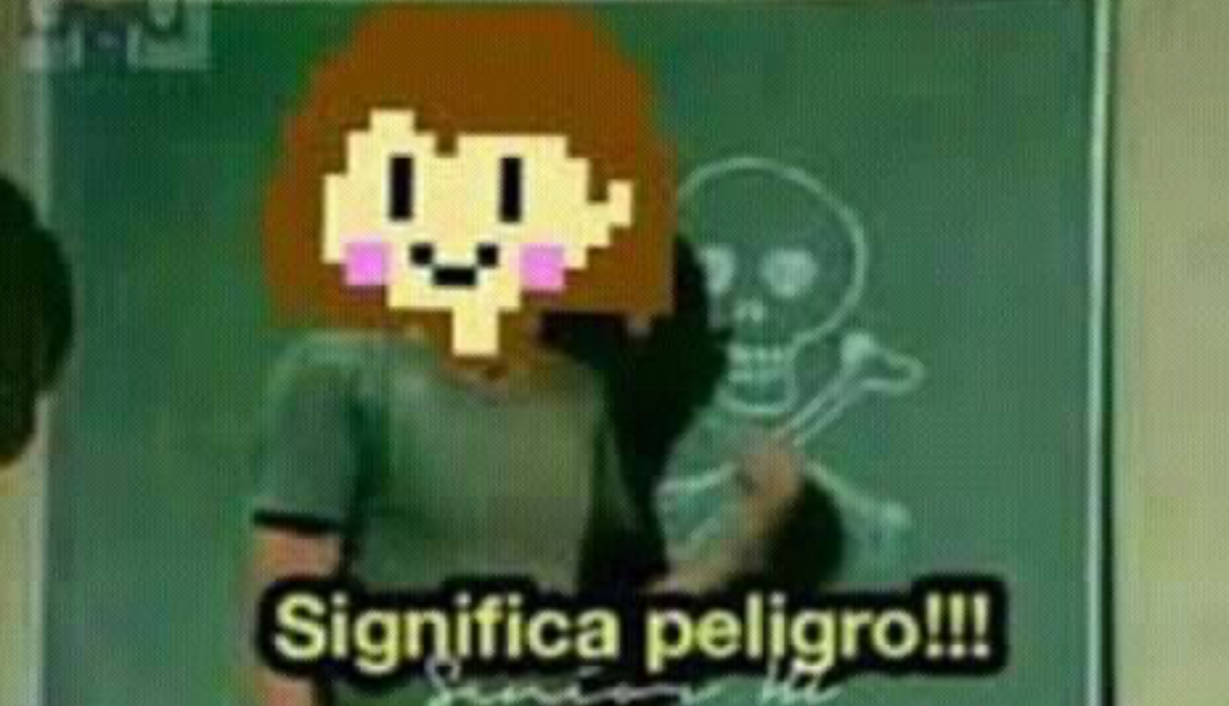 It means danger! Blank Meme Template