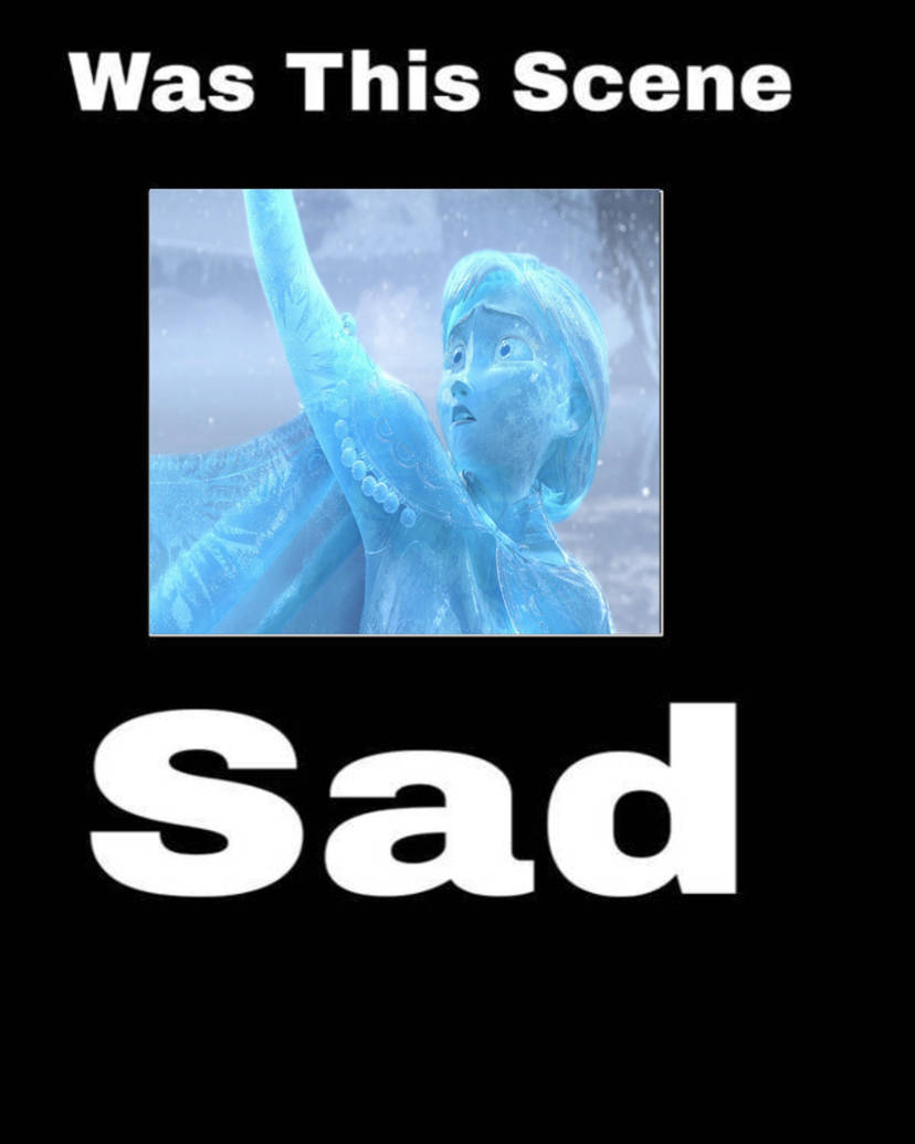 was this scene sad Blank Meme Template