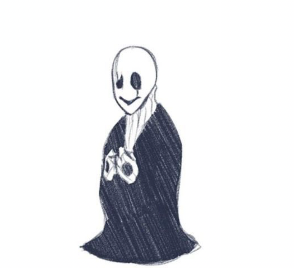 Contemplating Gaster Blank Meme Template
