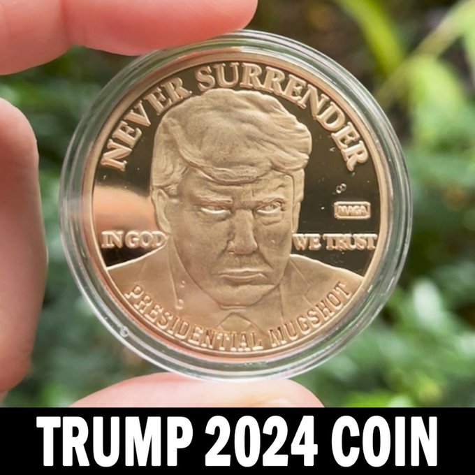 trump coin Blank Meme Template