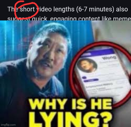 how is this literally short? maybe a mistake?? | image tagged in why is he lying | made w/ Imgflip meme maker
