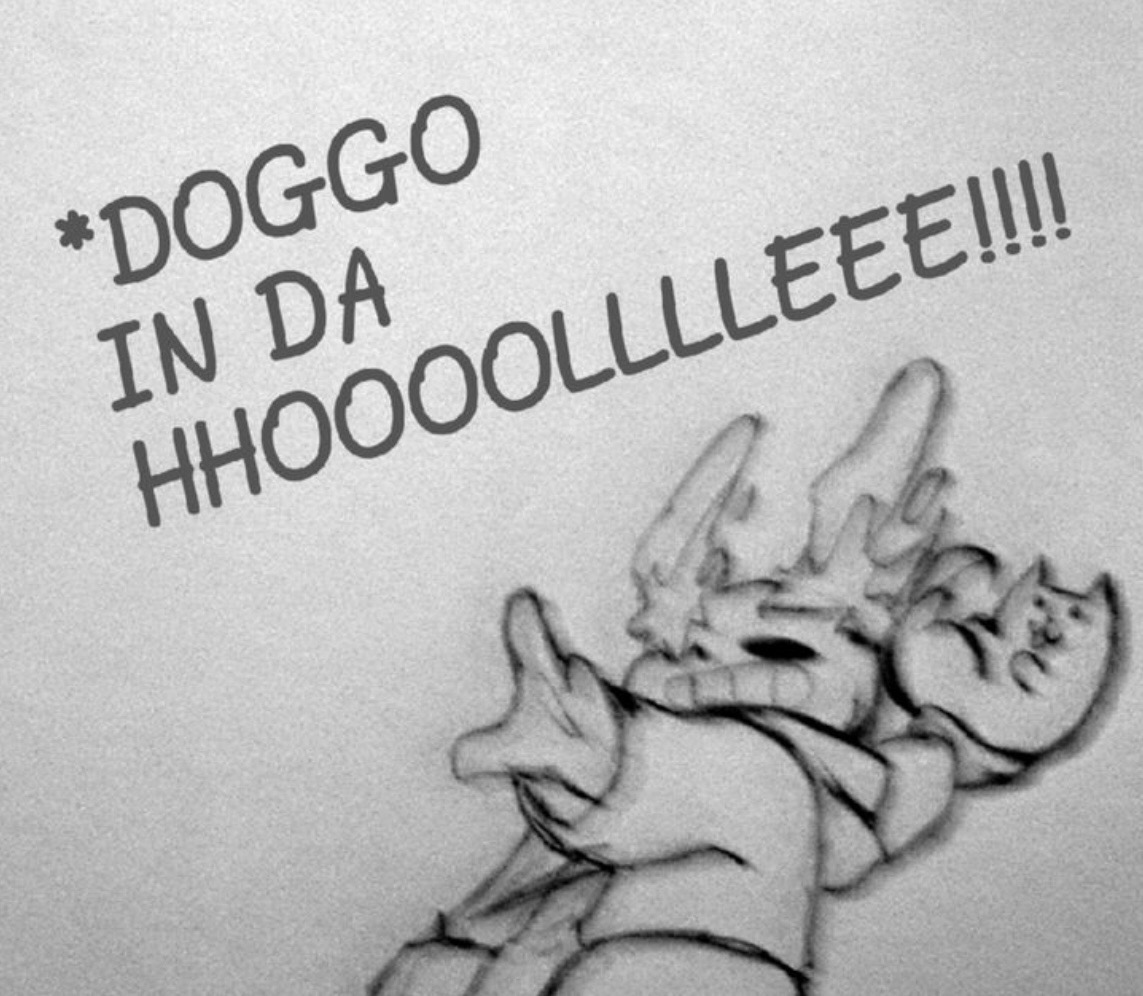 Epic Doggo Blank Meme Template