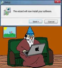 Install wizard Blank Meme Template