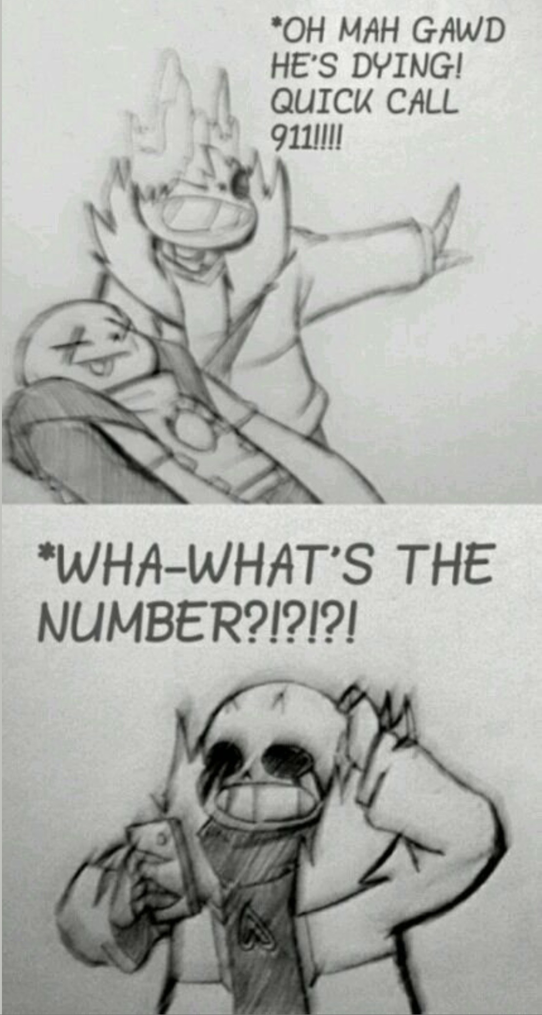 Epic dial 911 Blank Meme Template