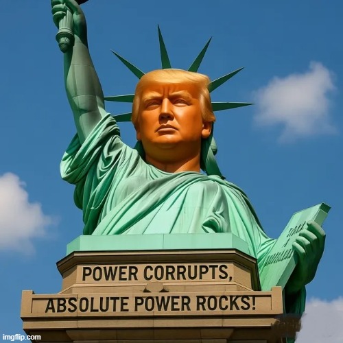 Facetious Fascism | image tagged in trump for liberty | made w/ Imgflip meme maker