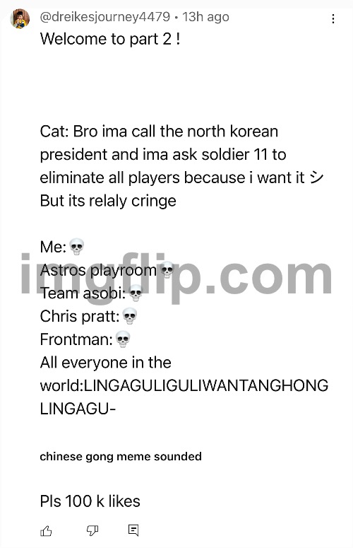 What do y’all think of a part 3 gng? | made w/ Imgflip meme maker