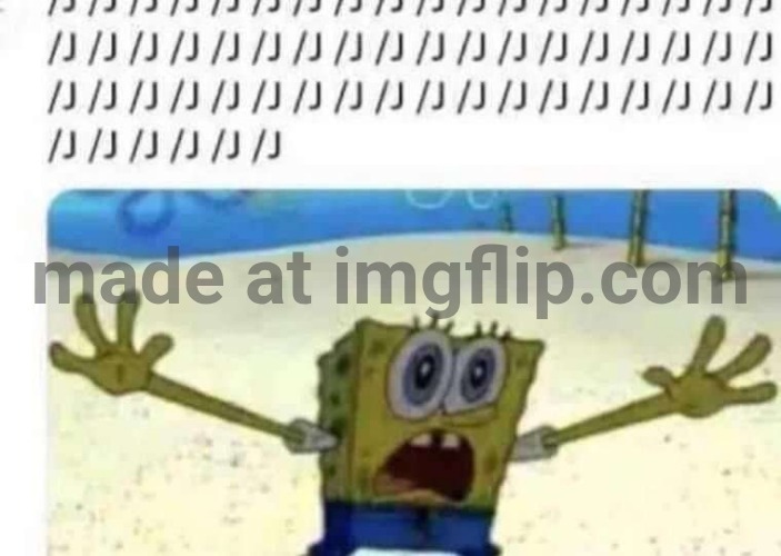 SpongeBob slash J | image tagged in spongebob slash j | made w/ Imgflip meme maker