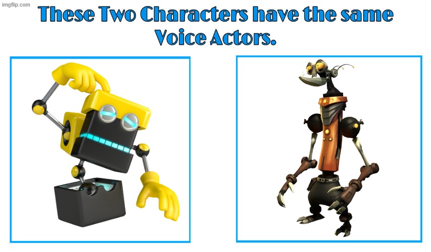 Wally Wingert | image tagged in same voice actor,wally wingert,sonic the hedgehog,ratchet and clank,sega,playstation | made w/ Imgflip meme maker