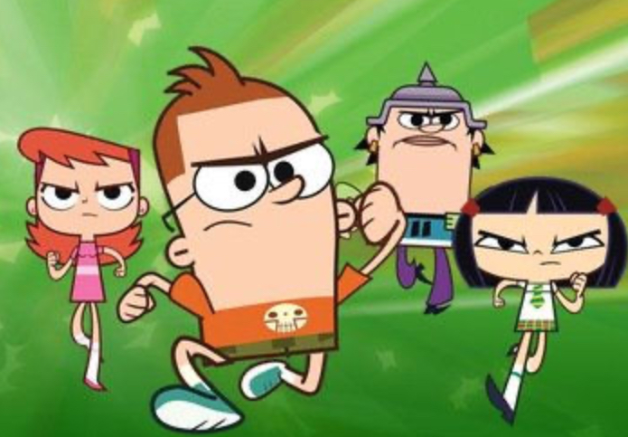 Sidekick Squad Running Blank Meme Template