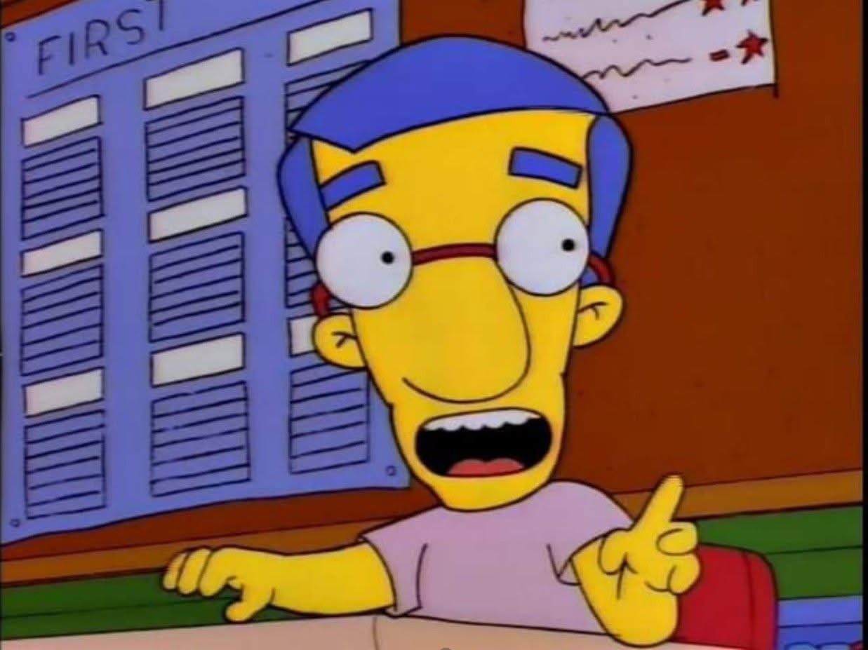 Milhouse Explaining Blank Meme Template