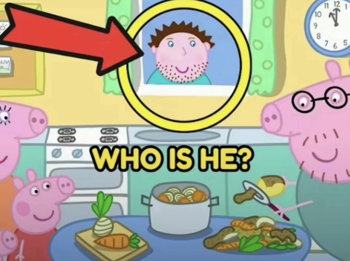 High Quality who is he Blank Meme Template