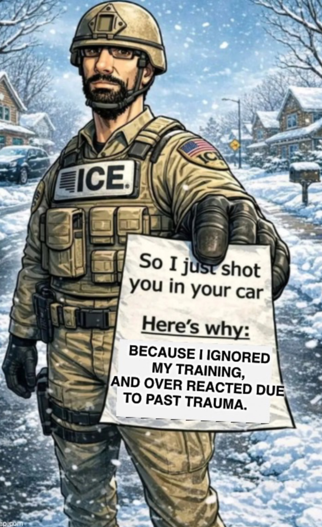 Ice explains Blank Meme Template