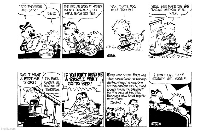 image tagged in calvin and hobbes,comics | made w/ Imgflip meme maker