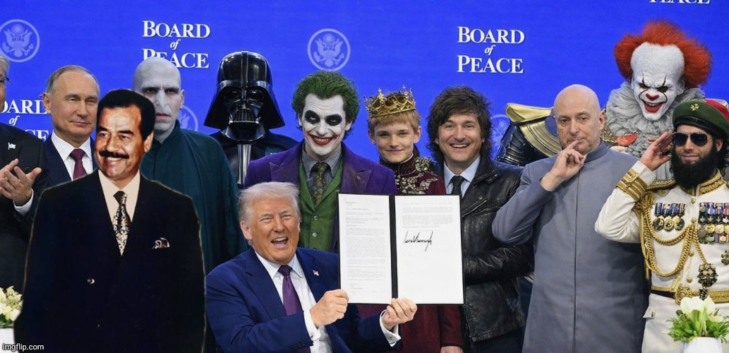 board of peace Blank Meme Template