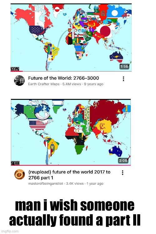 man i wish someone actually found a part II | made w/ Imgflip meme maker